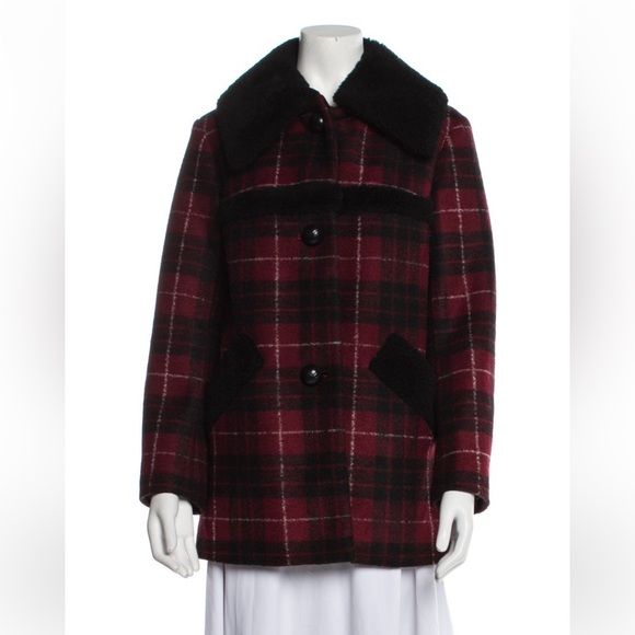 Red and black coach jacket. Pristine! - Picture 1 of 6